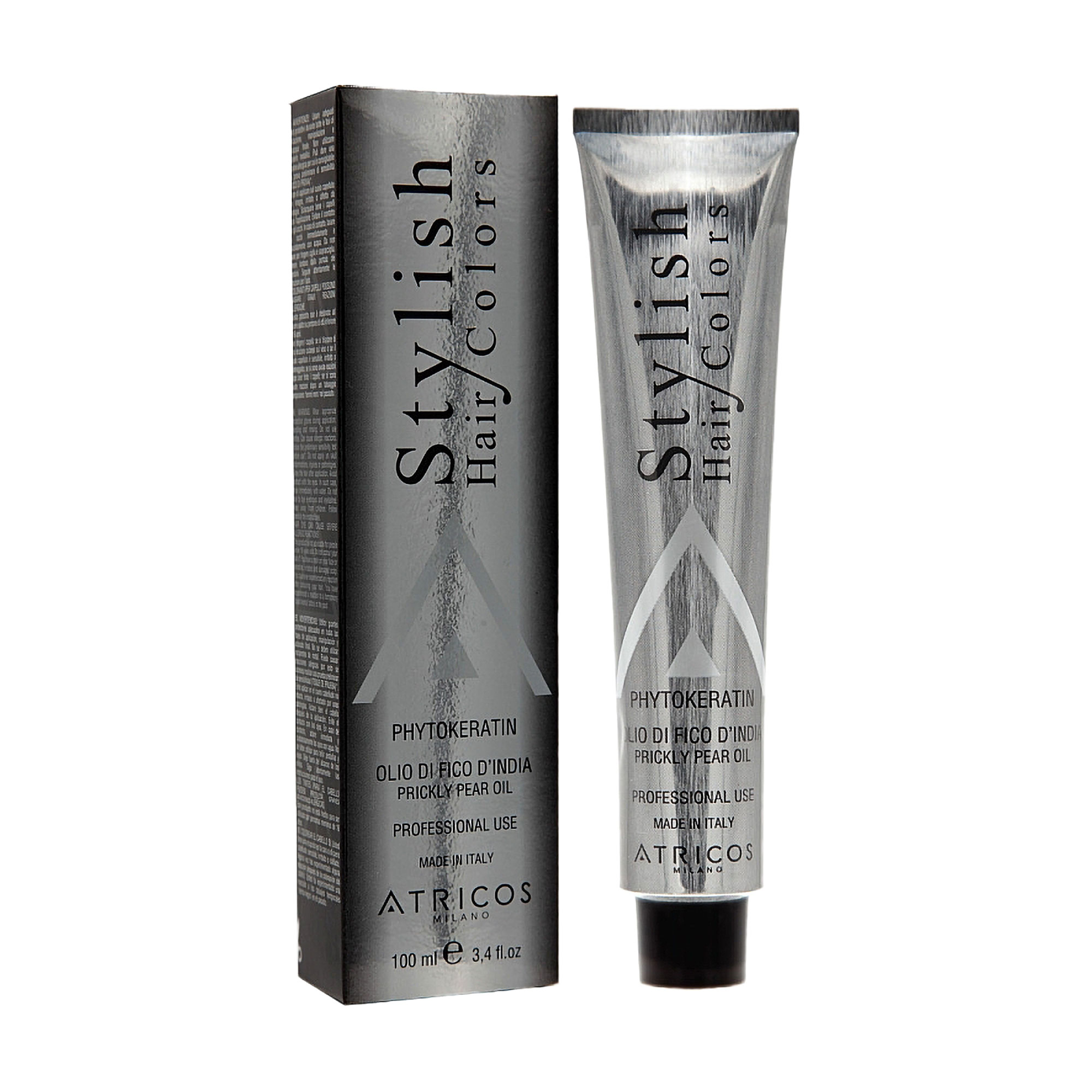 Перманентна крем-фарба для волосся Atricos Milano Stylish Hair Color 8.44 Light Blonde Copper Intense, 100 мл